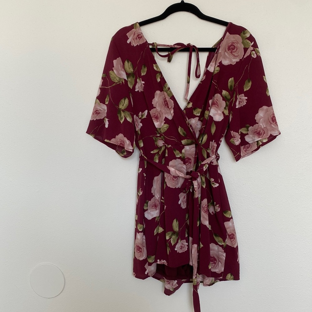 Women’s floral romper